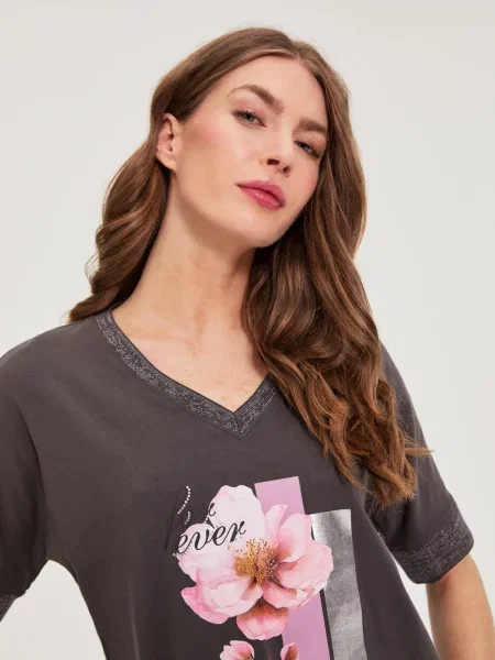 Tricou Marisse gri