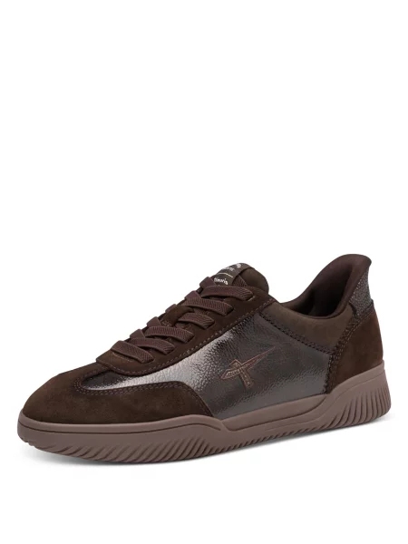 Sneakerși Tamaris maro