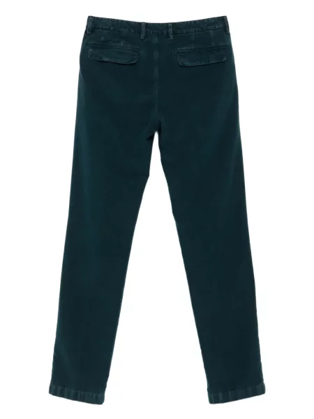 Pantaloni Massimo Alba plisate alb