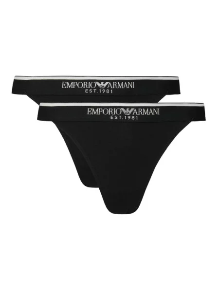 Emporio Armani Underwear Tanga szett fekete