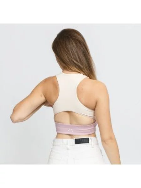 Sportovní top Roxy fialový