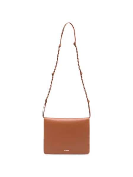 Geantă crossbody Jil Sander maro