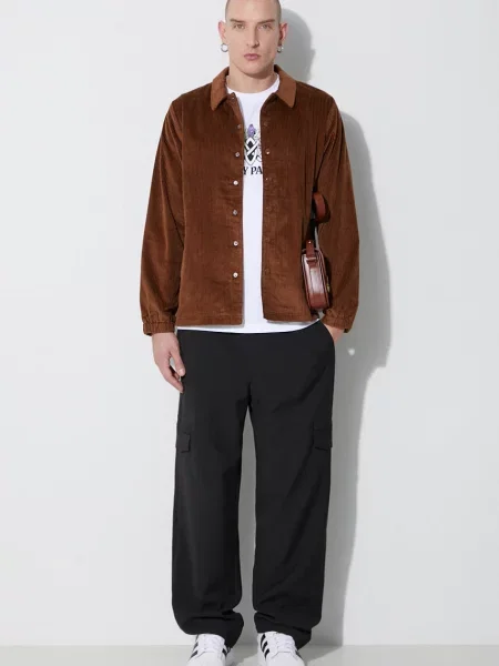 Jakna od samta Taikan Corduroy Manager'S Jacket smeđa