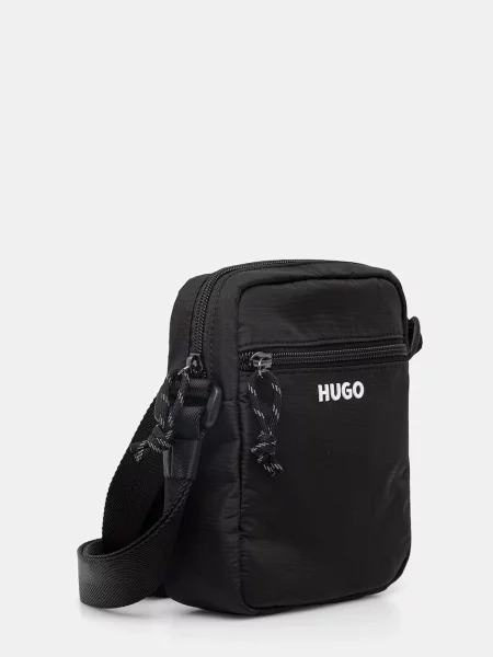 HUGO Torba za čez ramo EVERETT / bela črna