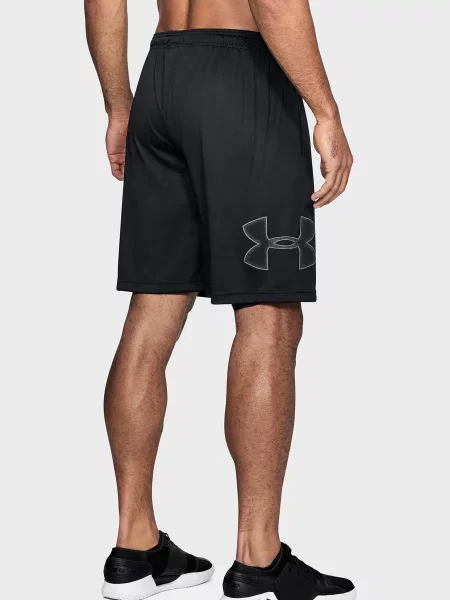 Короткие графический спортивные шорты Under Armour черные