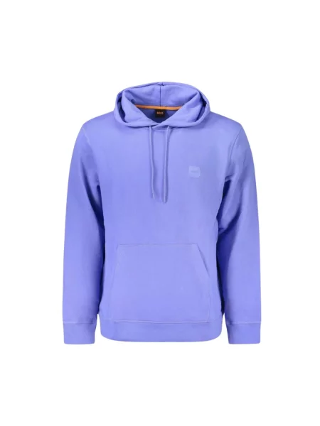 Bluza z kapturem Boss z kapturem niebieska