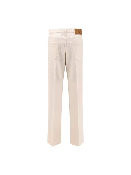 Jeansy straight leg Seafarer beżowe