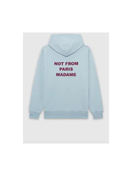 Bluza z kapturem Drole De Monsieur niebieska