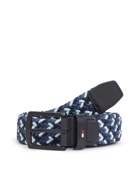 Tommy Hilfiger Curea pentru Bărbați Bleumarin albastru