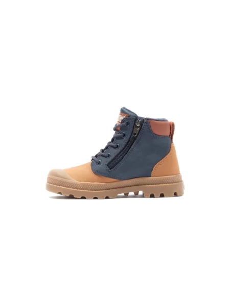 Botine copii Palladium bej
