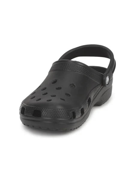 Papuci tip mules Crocs clasici negru