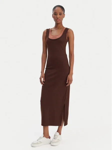 Calvin Klein Jeans Rochie de zi maro