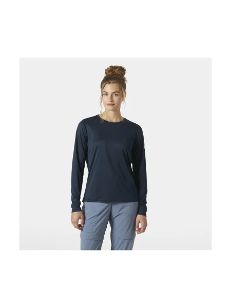 Tricou mânecă lungă Helly Hansen albastru