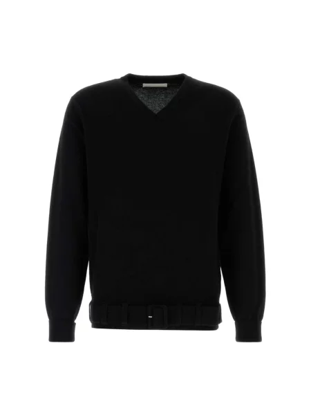 Sweter Random Identities z kaszmiru czarny