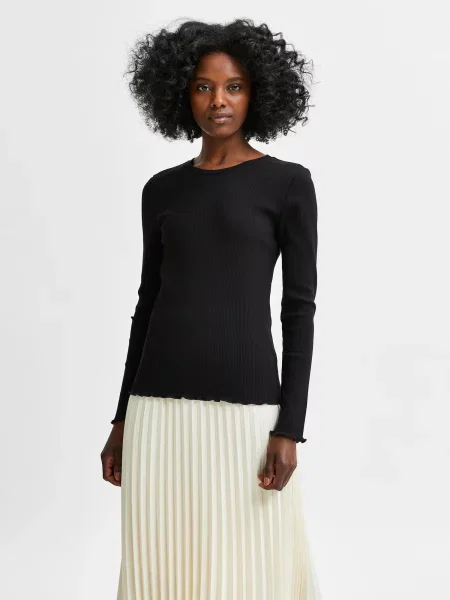 SELECTED FEMME Majica Anna' črna