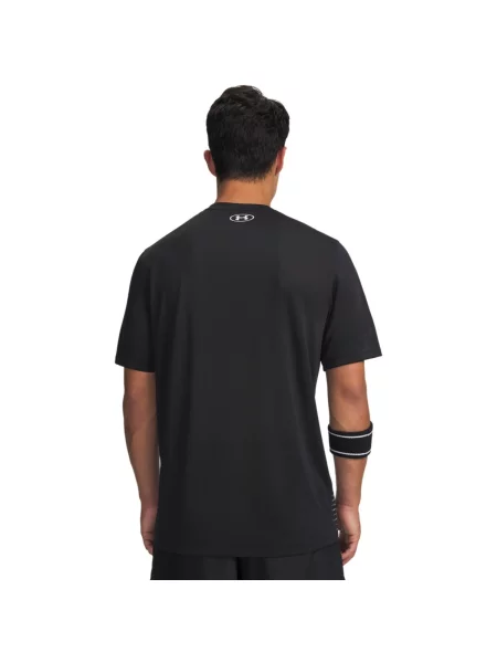 Scurt tricou Under Armour cu mâneci scurte negru