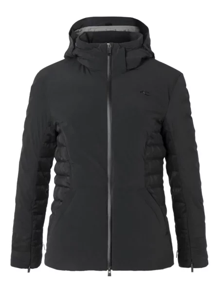 Jakna Kjus s kapuljačom crna