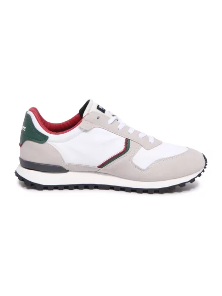 Sneakersy Blauer skórzane białe