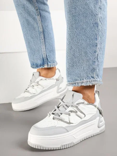 Sneakers Aneolin Gri alb