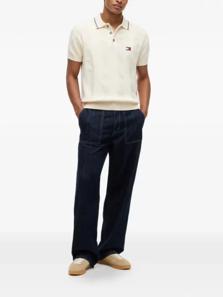 Tricou polo Tommy Hilfiger cu autograf