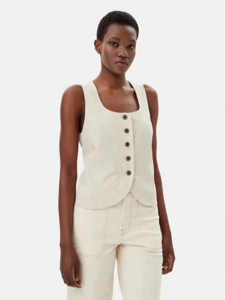 Gap Vestă elegantă bej