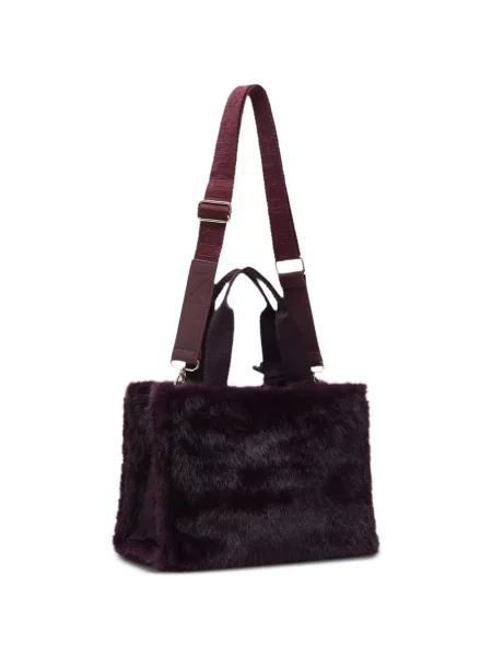 Ursuleț de pluș geantă shopper Liu Jo violet