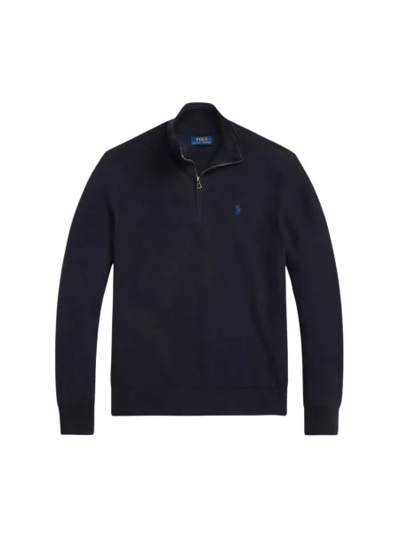 Polo Ralph Lauren sweter Mężczyźni czerwony marmurkowy L granatowy