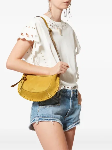 Geanta de piele Isabel Marant din piele galben