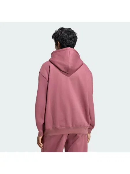 NADROZMĚRNÁ FLÍSOVÁ MIKINA ESSENTIALS S KAPUCÍ