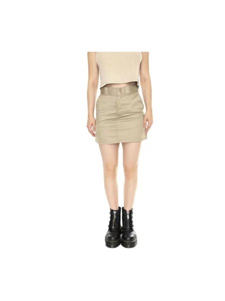 Spódnica mini Dickies beżowa