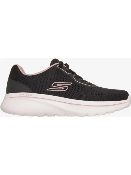 Buty do biegania Skechers GO WALK Arch Fit N-Joy Ellie Slip-On różowy 36 czarny