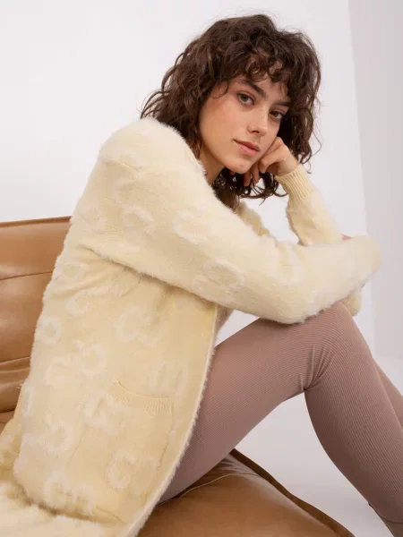Pulover Wool Fashion Italia bej