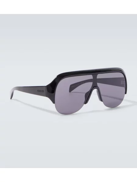 Ochelari de soare Gucci fără toc negru