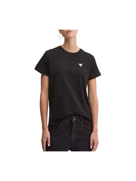 T-shirt Guess JEANS Classic Mini Triangle Tee Jet Black S czarna