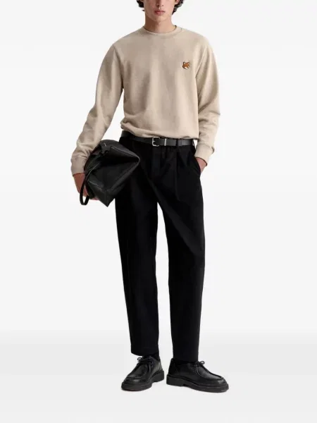 Pantaloni Maison Kitsune negru