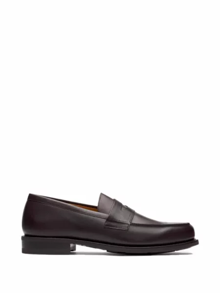 Pantofi loafer Paraboot din piele maro