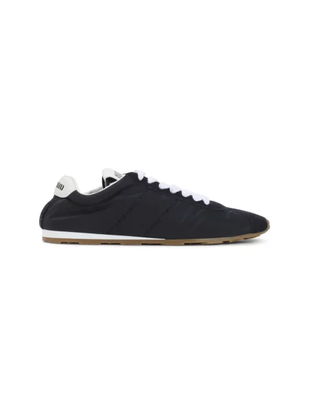 Sneakersy Miu Miu zamszowe niebieskie