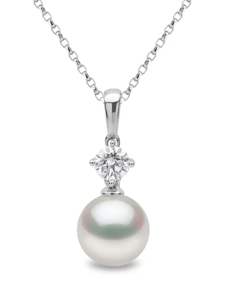 Класическо колие Yoko London бяло