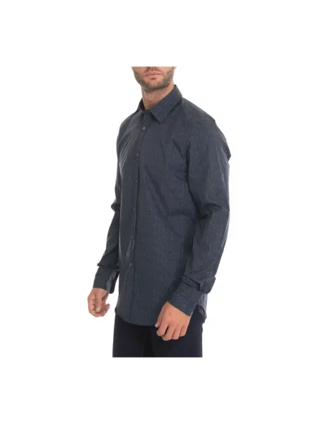Koszula Canali casual niebieska