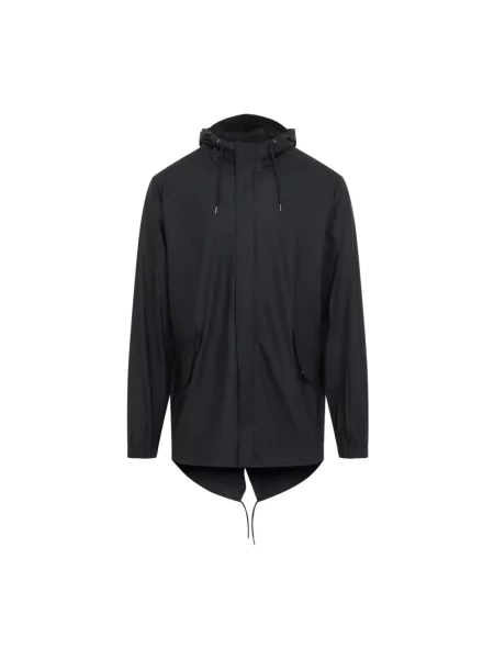Kurtka przeciwdeszczowa Rains Fishtail black czarna