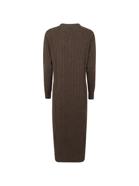 Rochie midi Peserico tricotate maro