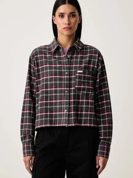 Guess Jeans cămașă de damă din gri