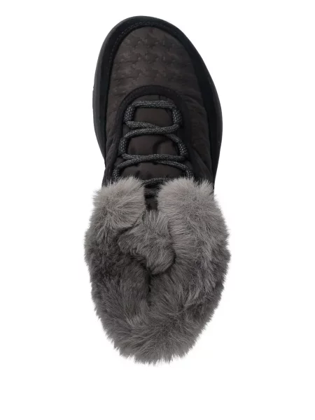 Matlasat botine Columbia negru