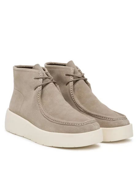 Calvin Klein Auliniai batai Flatf Lace Up Apr Cut Boot smėlio