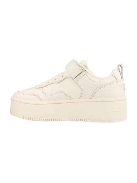 Sneakerși Tommy Jeans cu dungi bej