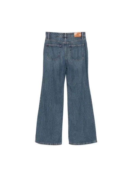 Jeansy dzwony Ralph Lauren retro dzwony niebieskie