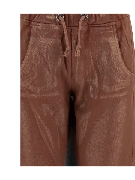 Traperice ravnih nogavica Don't @ Me smeđa