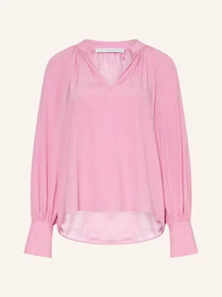 Herzen's Angelegenheit Bluzka Z Jedwabiu Z Falbankami gruen