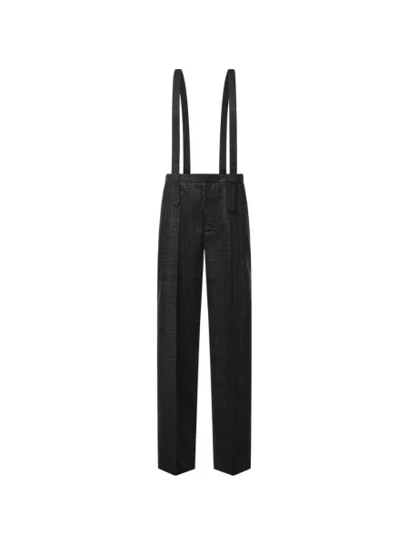 Pantaloni Dondup în carouri cu imagine gri