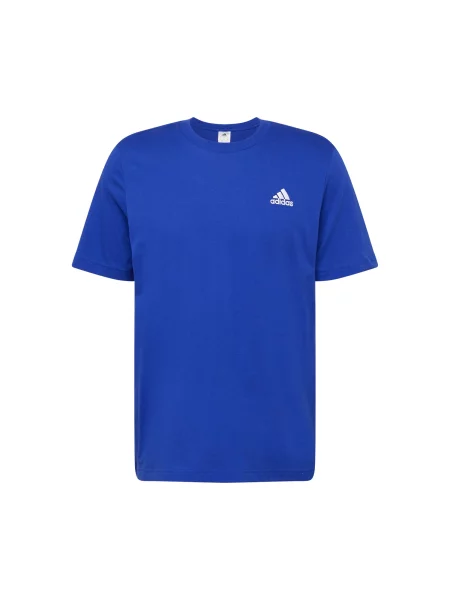 Tricou Adidas Performance din jerseu cu broderie albastru